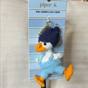 Piper K | Crochet Duck Bag Charm